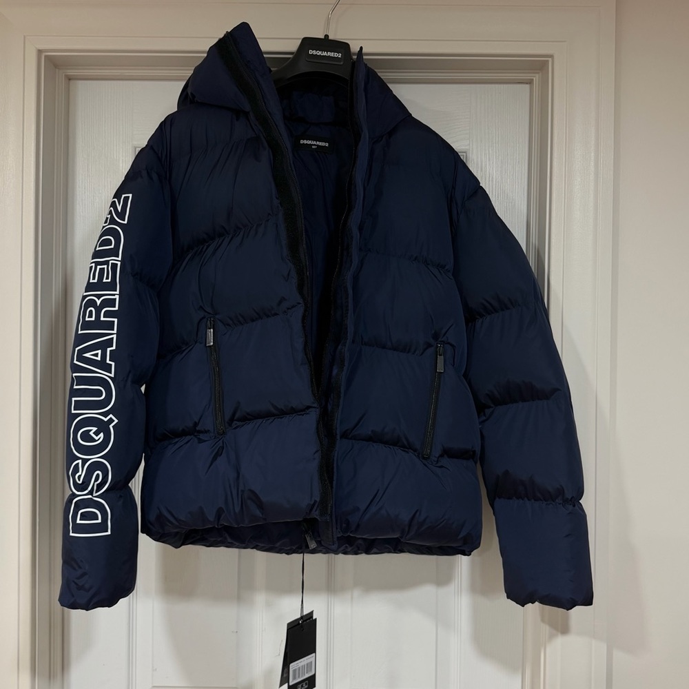 DSQUARED2 Boys Navy Puffer Jacket